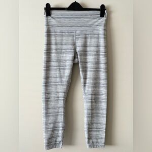 Lululemon Align Leggings Size 10 Gray Space Dye Stripe